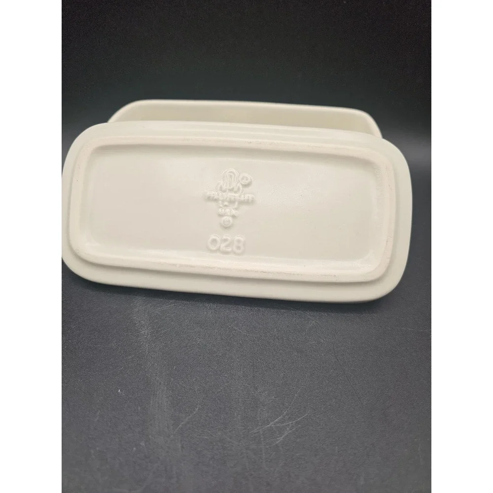 Pfaltzgraff Heirloom Covered Butter Dish Stoneware Vintage